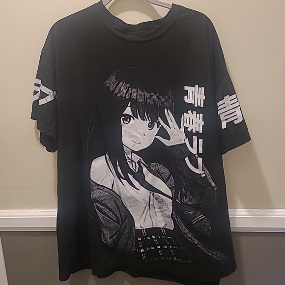 Fresh Laundry Mens 2xl Japanese Anime Graphic Tshirt Girl - Picture 2 of 9